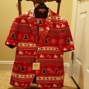 Shinesty christmas suit w 2 ties